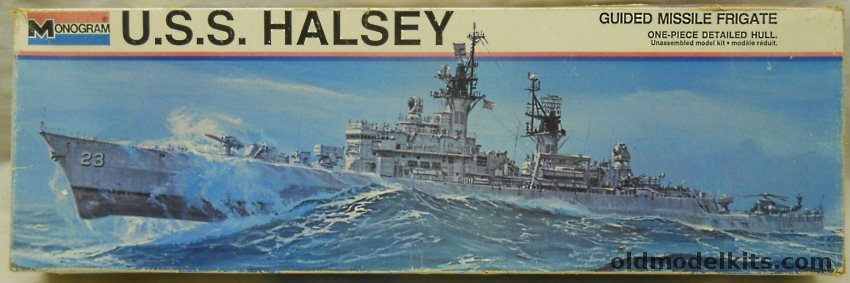 Monogram 1/415 USS Halsey Guided Missile Frigate, 6856 plastic model kit